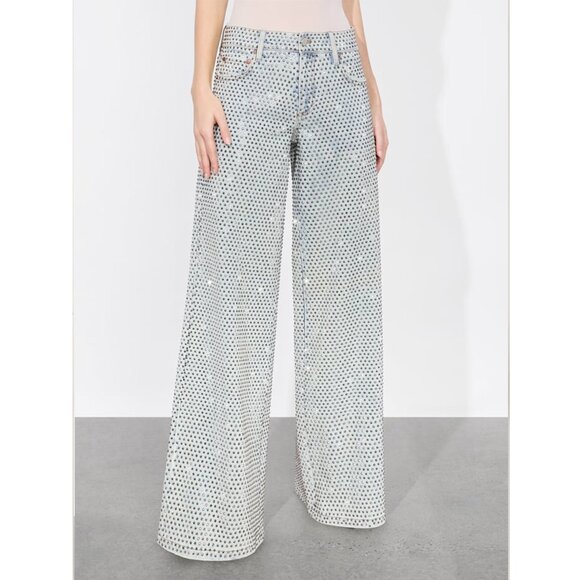Alice + Olivia Denim - Alice and Olivia Trish Embellished Jeans